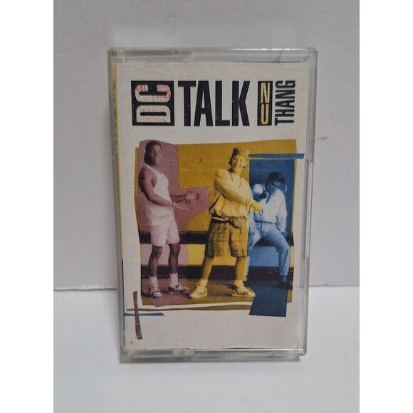 1990 FOREFRONT RECORDS DC TALK NU THANG CASSETTE TAPE COMPLETE W LINER - Picture 1 of 6